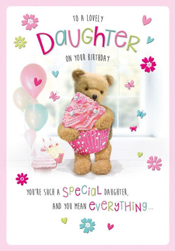 Picture of LOVELY DAUGHTER BIRTHDAY CARD